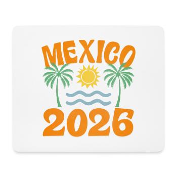 Mexiko 2026 - Mousepad (Querformat) - Weiß - Vorne