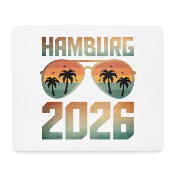 Hamburg 2026 - Mouse Pad (horizontal) - white - Front