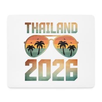 Thailand 2026 - Mousepad (Querformat) - Weiß - Vorne