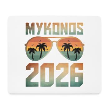 Mykonos 2026 - Mousepad (Querformat) - Weiß - Vorne