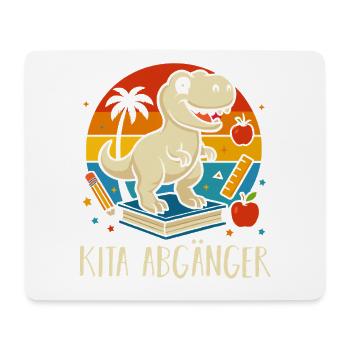 Kita Erste Klasse Dinosaurier Schüler Kindergarten - Mousepad (Querformat) - Weiß - Vorne