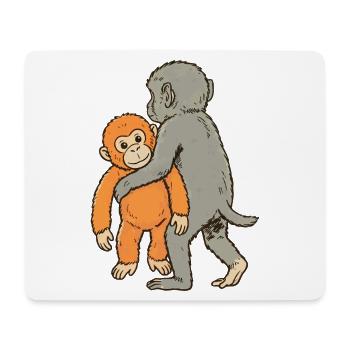 Baby Monkey Punch - Mouse Pad (horizontal) - white - Front