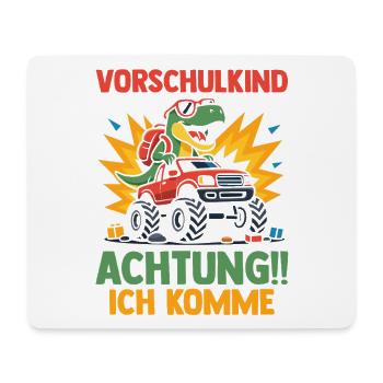 Kita Erste Klasse Dinosaurier Schüler Kindergarten - Mousepad (Querformat) - Weiß - Vorne