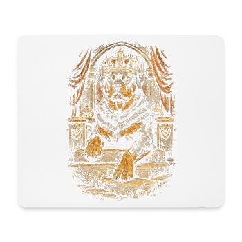 Rottweiler Hund - Mousepad (Querformat) - Weiß - Vorne