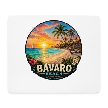 Bavaro Beach Punta Cana Vacances Luxe dans les Caraïbes - Tapis de souris (format paysage) - blanc - Devant