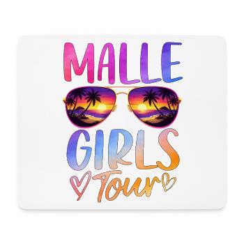 Malle Girls Tour - Mousepad (Querformat) - Weiß - Vorne