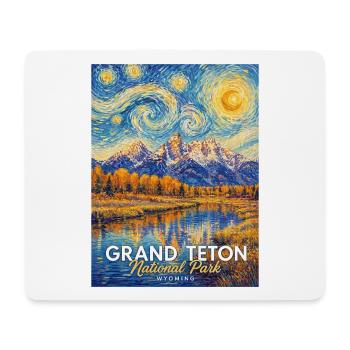 Grand Teton National Park Wyoming  - Mousepad (Querformat) - Weiß - Vorne