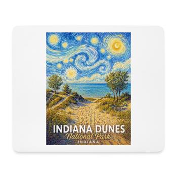 Indiana Dunes National Park Indiana - Mousepad (Querformat) - Weiß - Vorne