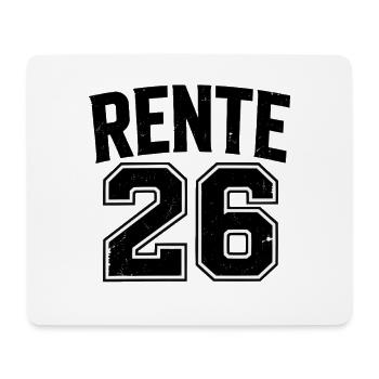 Pension 26 Vintage Numbers Print - Mouse Pad (horizontal) - white - Front