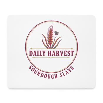 Sauerteigbrot Backen Täglicher Ernte-Sauerteig - Mousepad (Querformat) - Weiß - Vorne