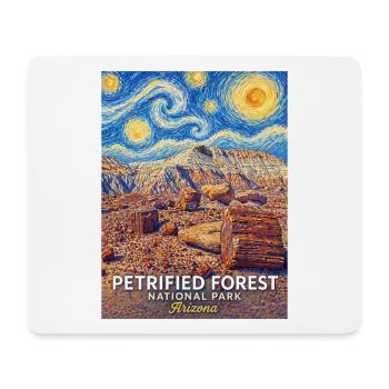 Petrified Forest Arizona Van Gogh Sky - Mouse Pad (horizontal) - white - Front