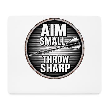 Darts design for darts players for darts fans - Mouse Pad (horizontal) - white - Front