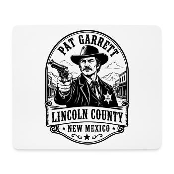 Pat Garrett, Lincoln County, New Mexico, US Marshal - Mouse Pad (horizontal) - white - Front