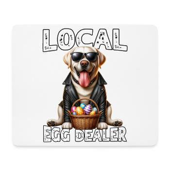 Easter Retriever Egg Dealer - Mouse Pad (horizontal) - white - Front