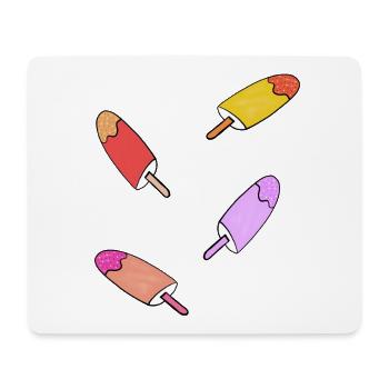 Eis Kinder Sommer Erfrischung  - Mouse Pad (horizontal) - white - Front