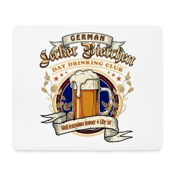 Lecker Bierchen Day Drinking Club - Mousepad (Querformat) - Weiß - Vorne