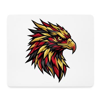 Conception des sports d’éventail des Eagles en Allemagne - Tapis de souris (format paysage) - blanc - Devant