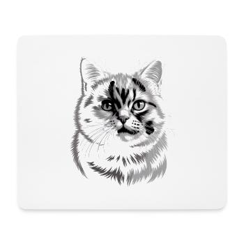 Britisch Kurzhaar BKH - Mousepad (Querformat) - Weiß - Vorne