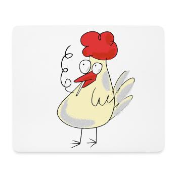 Chicken Smoker Cigarette Tobacco Smoking Chickens - Mouse Pad (horizontal) - white - Front