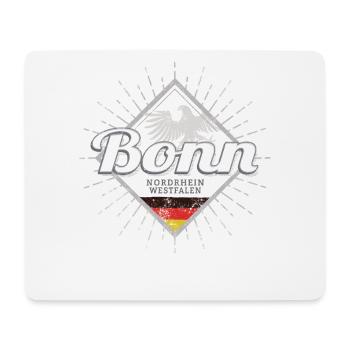 Bonn Stadt in Deutschland Nordrhein-Westfalen NRW - Mousepad (Querformat) - Weiß - Vorne