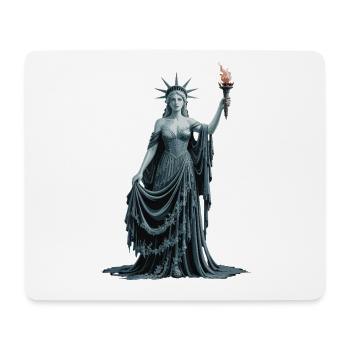  Freiheitsgöttin Statue Von Liberty Fantasy Lady - Mousepad (Querformat) - Weiß - Vorne