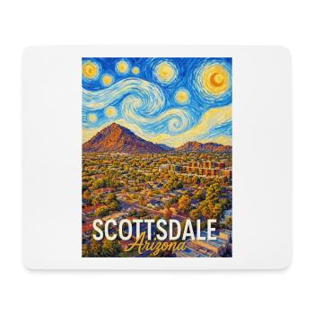 Scottsdale Arizona Sun Art Poster - Mouse Pad (horizontal) - white - Front