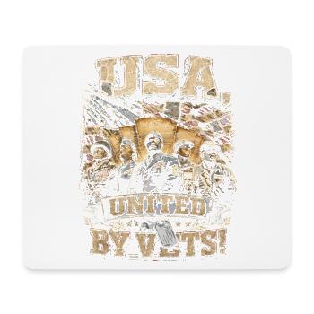 Veterans Day Für Demokraten USA United By Vets! - Mousepad (Querformat) - Weiß - Vorne