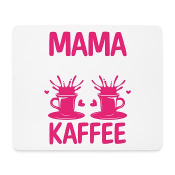 Kaffee Kaffeeliebhaber Mutter Mama - Mousepad (Querformat) - Weiß - Vorne