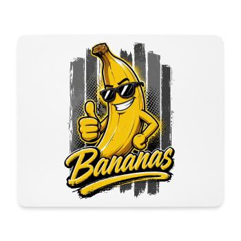  Bananas Coole Lustige Banane Mit Sonnenbrille - Mousepad (Querformat) - Weiß - Vorne