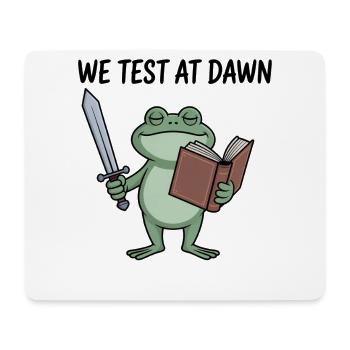 Dawn Quest Froschschwert & Buch - Mousepad (Querformat) - Weiß - Vorne