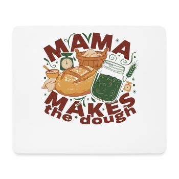 Sauerteigbrot Backer Bäckerin Mama macht den Teig - Mousepad (Querformat) - Weiß - Vorne