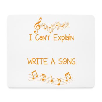 Singer Music Teacher Music Singer Choir - Mouse Pad (horizontal) - white - Front