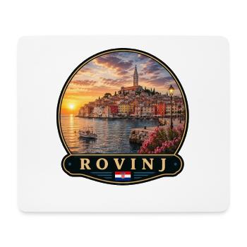 Rovinj Kroatien Küstenstadt Altstadt Urlaub Erinne - Mousepad (Querformat) - Weiß - Vorne