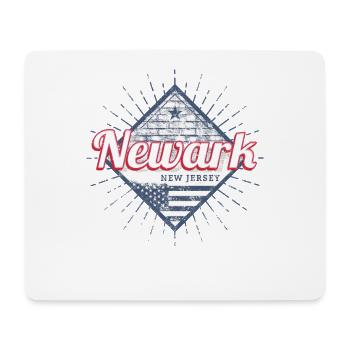Newark City in New Jersey, United States, United States - Mouse Pad (horizontal) - white - Front