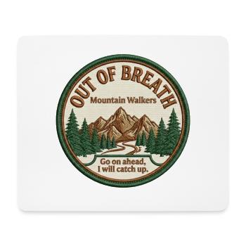 Wandern - Mountain Walkers - Mousepad (Querformat) - Weiß - Vorne