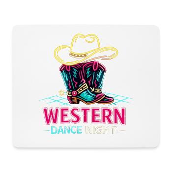 Western Dance Night - Mouse Pad (horizontal) - white - Front