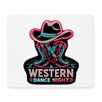Western Dance Night - Mousepad (Querformat) - Weiß - Vorne