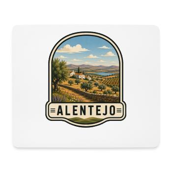 Alentejo Portugal Vintage Reisen Geheimtipps Weinr - Mousepad (Querformat) - Weiß - Vorne
