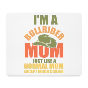 cowboy western rodeo mutter mama reiten - Mousepad (Querformat) - Weiß - Vorne