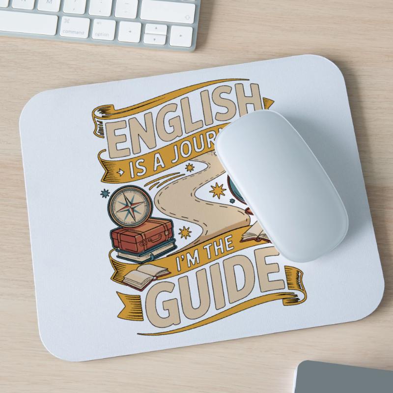 Enseignant d’anglais langue seconde anglais est un parcours Je suis enseignant en langue seconde langue seconde Tapis de souris (format paysage)