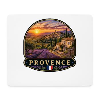 Lavendelfelder Provence Südfrankreich Urlaub  - Mousepad (Querformat) - Weiß - Vorne