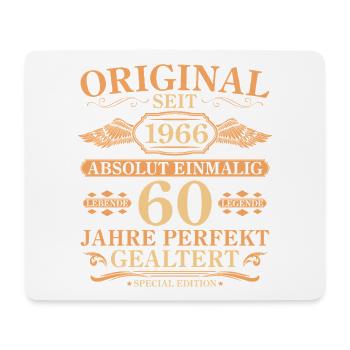 Original seit 1966 Baujahr 60. Geburtstag - Mousepad (Querformat) - Weiß - Vorne