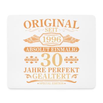 Original seit 1996 Baujahr 30. Geburtstag - Mousepad (Querformat) - Weiß - Vorne