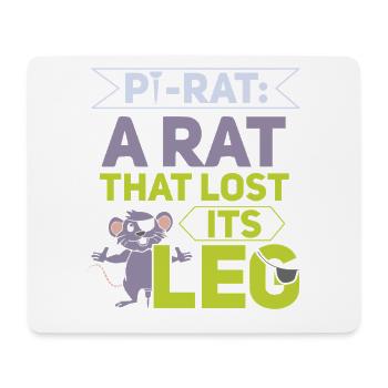 Rat, house rat, rat owner, rat lover - Mouse Pad (horizontal) - white - Front