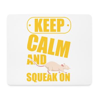 Rat, house rat, rat owner, rat lover - Mouse Pad (horizontal) - white - Front