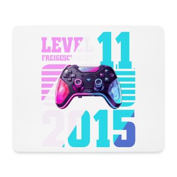 11. Geburtstag Gaming Gamer - Mousepad (Querformat) - Weiß - Vorne