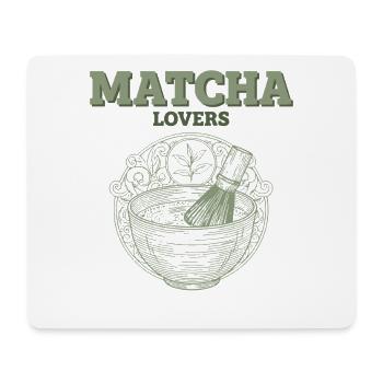 Matcha Lovers Green Tea Matcha Tea Matcha Bowl - Mouse Pad (horizontal) - white - Front