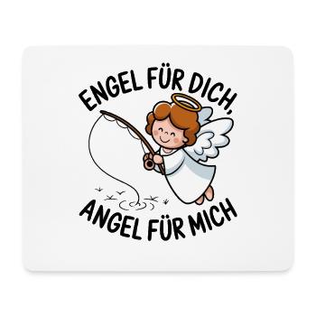  Engel Für Dich Angel Für Mich Lustiger Angel - Mousepad (Querformat) - Weiß - Vorne