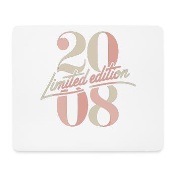 Limited Edition 2008 Geburtstag Vintage - Mousepad (Querformat) - Weiß - Vorne