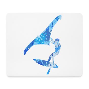 Wing Surf Wingsurfen bunt Herren Jungen Wingfoil - Mousepad (Querformat) - Weiß - Vorne